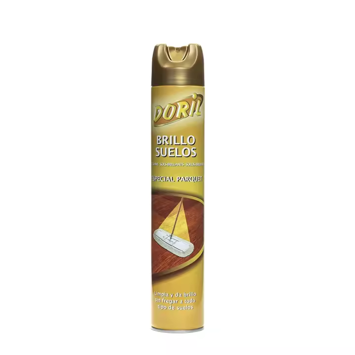 DORIL Limpiador y abrillantador de superficies en spray, especial suelos de madera y parquet. 750ml - 1
