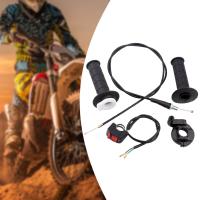 Juego De Manillar Y Cable De Acelerador Para Bicicleta Mini 50cc 150cc 250cc Instalación Fácil Reemplazo Profesional Duradero Con Interruptor off on 7/8"/22mm Barra - details 4