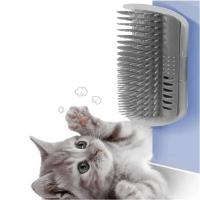 Cepillo De Gato Con Juguete Y Nepenthe Herramienta De Limpieza Y Masaje Para Gatos Azul Gris Rosa Autopeinado Y Eliminación De Pelo - details 5