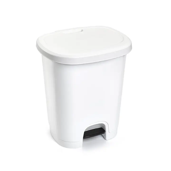 Cubo pedal 27 litros blanco - 1