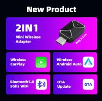 Mini adaptador inalámbrico CarPlay y Android Auto para iPhone y Android: disfruta de la libertad de no tener cables - details 1
