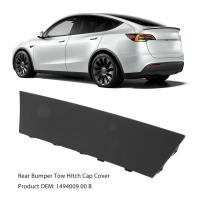Cubierta De Remolque Para Tesla Model Y 2020-2023 Cubierta De Ojo De Remolque Estilo De Coche Trasero Cubierta De Placa De Remolque Reemplazo ABS - details 5