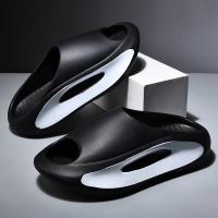 Sandalias Hombre Verano Nuevas Zapatillas De Playa Plataforma Gruesa EVA Suave Zapatillas Casuales Para Exteriores Talla Verdadera - details 6