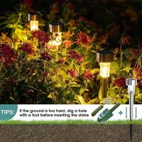 Luces Solares Para Jardín Impermeables Iluminación De Paisaje Para Vía Larga Y Jardín Decoración De Jardín Con Lámpara De Pared Solar Recargable LED Moderna - details 14