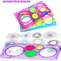 Juego De Dibujos Con Espiral Spline Geométrico Herramienta De Dibujo Y Arte Para Niños Y Niñas Juguete Educativo Creativo Y Manualidades - details 1
