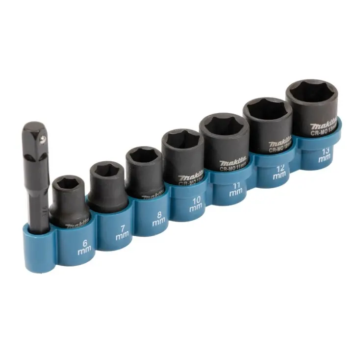 MAKITA - E-12289 Llaves de vaso  1/4‘‘, 8 pcs MAKITA - 1