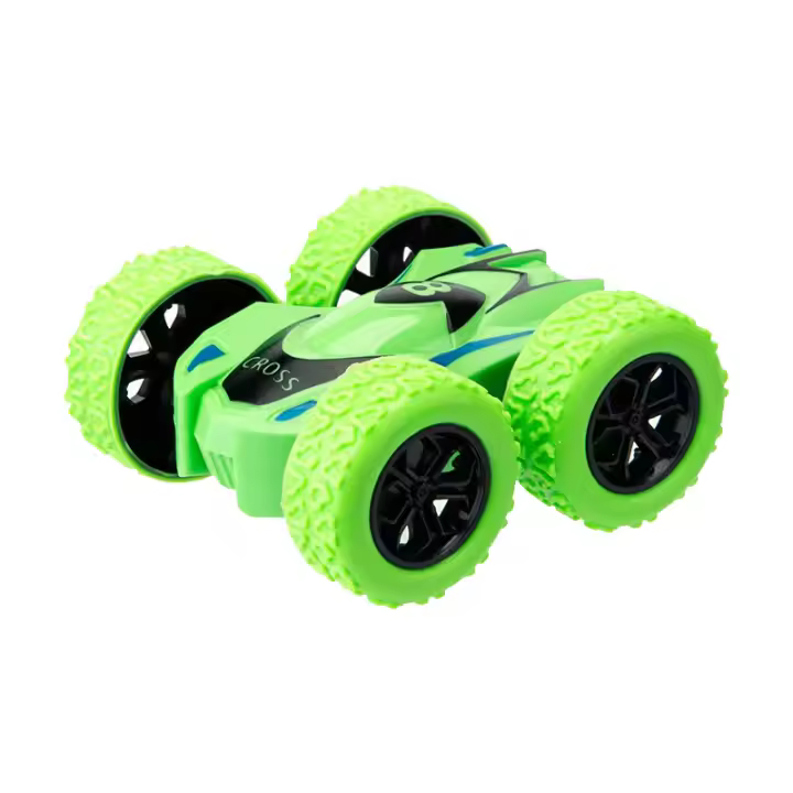 Coche De Maniobras Estelares Doble Cara 4pcs/2pcs/1pc Juguete De Inercia Para Juego Alto Material ABS Adecuado Para Edad 6-12 - 1