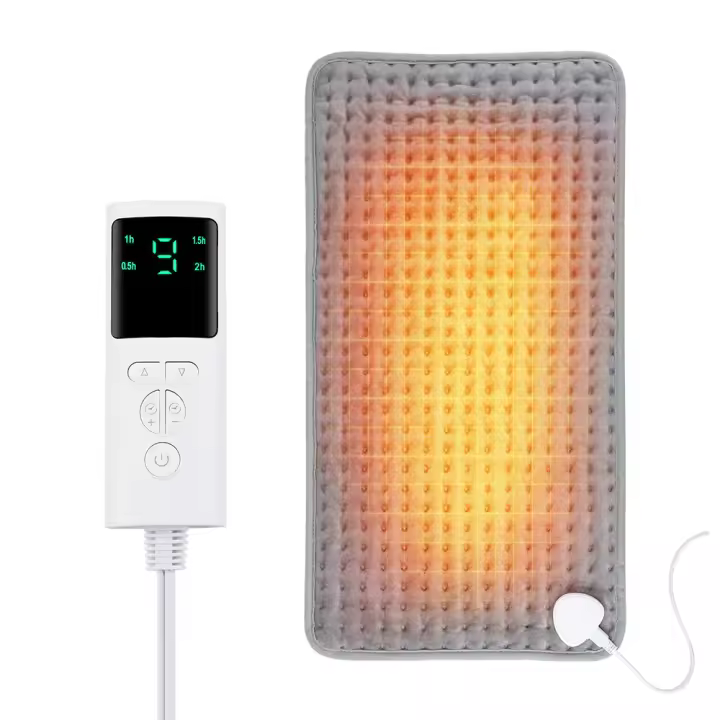 Almohadilla De Calor Eléctrico Para Cuello Y Hombros 9 Niveles 4 Modos Timer Calentador Para Espalda Y Piernas Para El Invierno - 1