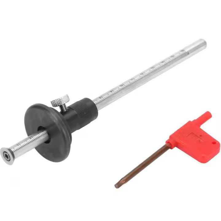 Herramienta de medición de carpintería, rueda de acero inoxidable de calibre de alta precisión - 1