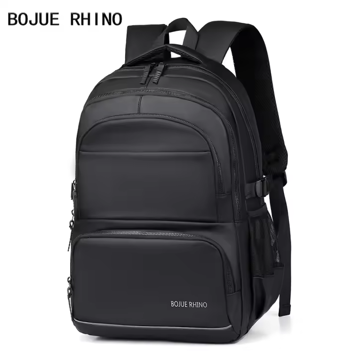 Mochila Para Hombre Mochila De Viaje Casual Impermeable De Gran Capacidad Con Computadora Bolsa De Estudiante De Colegio Marca Trendy - 1