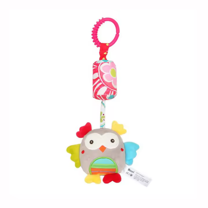 Juguetes De Géneros Adorables Para Bebés Colgante De Carrito De Compras Con Campana Y Gollos Educativo Y Sensorial Tamaño Adecuado Para Mano De Bebé - 1