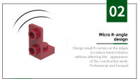Bloques De Construcción Compatible Con Legos Wange253Pcs/Lot 73825 Bracket 1x1-1x2 Juguetes Para Niños Caja De Regalo De Bloques De Construcción Pequeños Material ABS - details 5