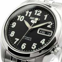 Reloj automático hombre Seiko 5 SNK381K1 correa acero dial negro SNK381 - details 4