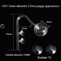 Pipérola De Vidrio Para Acuario Mini Nano Filtro De Agua Skimmer Superficie Inflación Y Eflujo 13mm 17mm Para Plantas Y Tanques De Calidad ADA - details 3