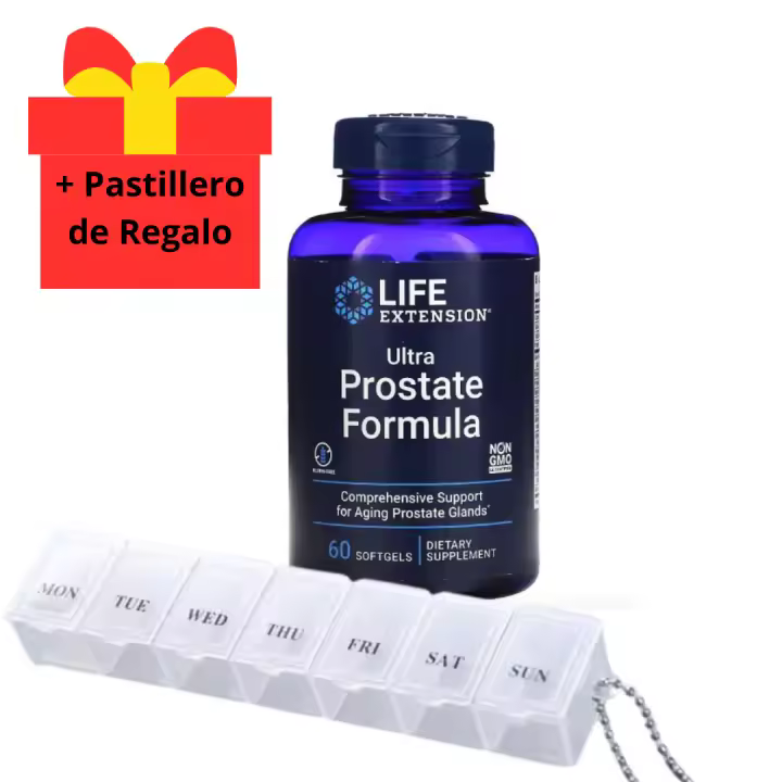 Life Extension Ultra Prostate Formula 60 softgels - Refuerzo integral para las glándulas de la próstata que están envejeciendo - aporta una docena de ingredientes complementarios que promueven la salud de las células de la próstata - 1