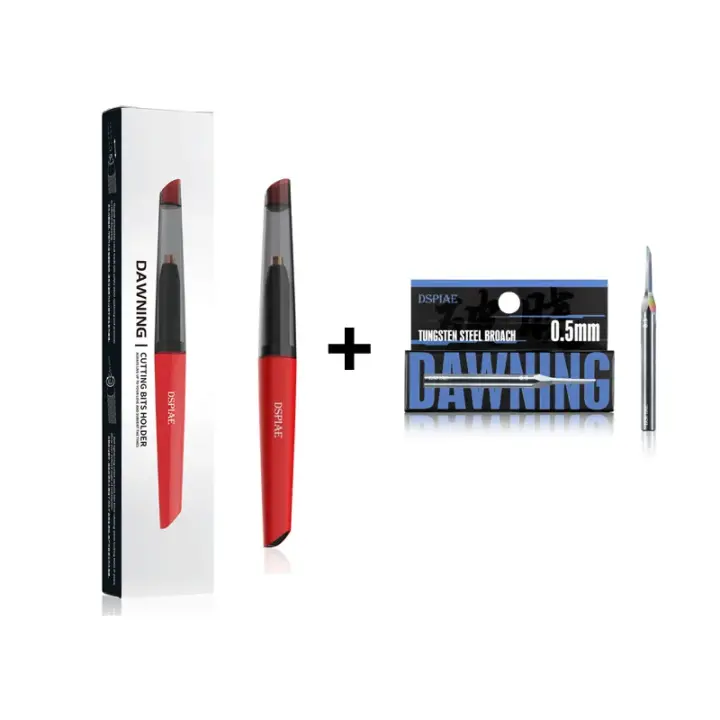 DSPIAE PT-TH Herramienta De Engrado Para Modelo De Construcción Con Mango Y Brocas XPB-0.1mm~1.5mm Para DIY Y Metalworking - 1