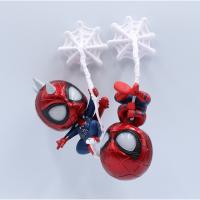 Set De 5 Figuras De Acción Avengers Kawaii Spider Man Q Ver. PVC Magnéticas Para Refrigerador Decoración De Coche Juguetes Para Niños Y Coleccionistas - details 4