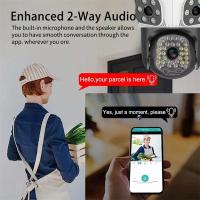 Cámara IP WiFi con Triple lente de 15MP, Zoom 4X, cámara de seguridad inalámbrica para exteriores, protección de seguridad inteligente, cámaras de vigilancia CCTV PTZ - details 8