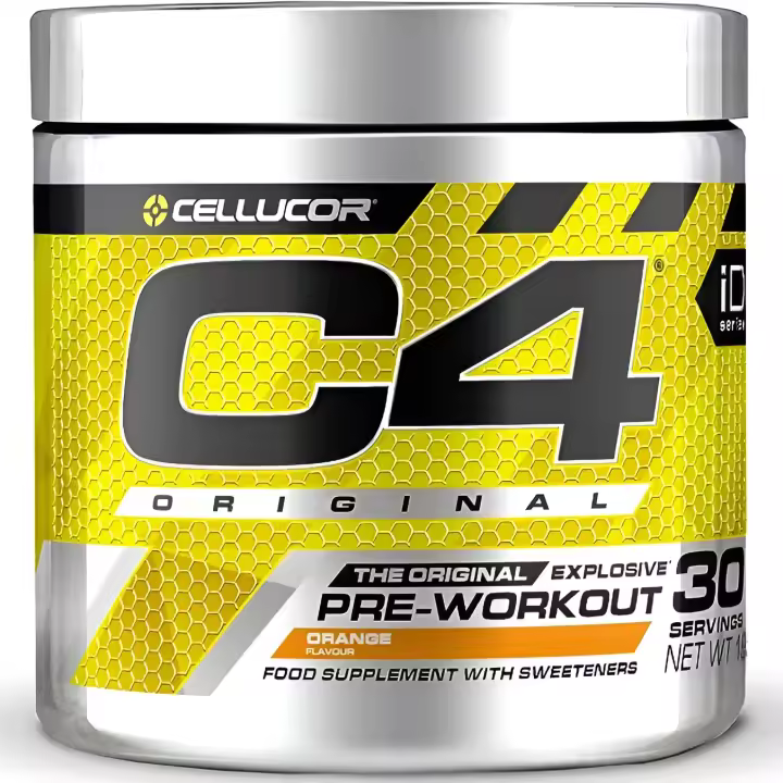 Cellucor C4 Original 30 Serv Orange Vitamina C para Apoyo Inmunológico - Energía Preentrenamiento Sin Azúcar para Hombres y Mujeres - 150mg de Cafeína Más Beta Alanina Más Creatina - 1