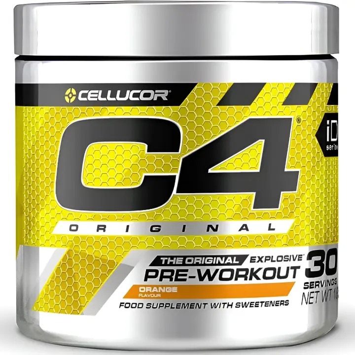 Cellucor C4 Original 30 Serv Orange Vitamina C para Apoyo Inmunológico - Energía Preentrenamiento Sin Azúcar para Hombres y Mujeres - 150mg de Cafeína Más Beta Alanina Más Creatina - 1