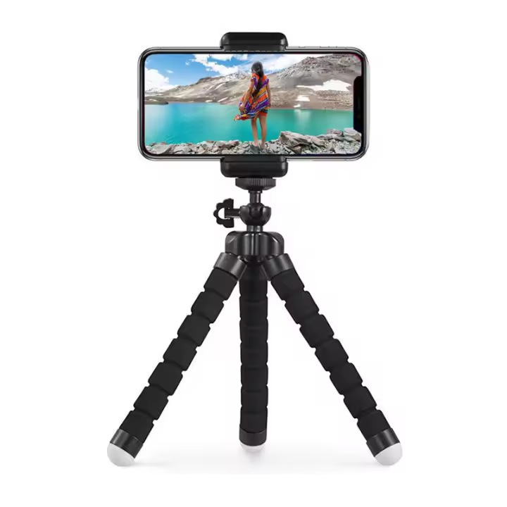 Mini Trípode Flexible Con Clip Para Smartphone Gorillapod Monopod Para iPhone Xiaomi Samsung Cámara Video Point & Shoot Mirrorless System - 1
