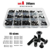 Juego De Tornillos Y Tornillos De Cabeza Plana Contraenterrada De Acero Inoxidable 304 Lobo Seis En Kit De Reparación Doméstica Y Carpintería - details 1