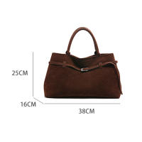 Bolso De Hombro Para Mujer Gran Capacidad Retro De Otoño/Invierno Diseño De Niche Alta Calidad Bolso De Mano Para Comercio Bolsa De Tote - details 21