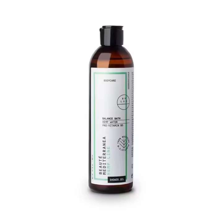 Beauté Mediterranea - BALANCE BATH - Gel de Ducha Corporal Hidratante - Ideal para Pieles Sensibles - Para Uso Diario - Vegano - 30 cl - 1