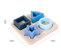 Juegos Educativos Montessori Para Bebés Juguetes De Silicona De Grado Alimenticio Formas Geométricas Rompecabezas De Aprendizaje - details 16