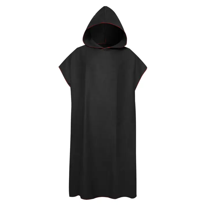 Poncho De Playa Con Capucha Para Adultos Toalla De Baño Microfibra Toalla De Natación Y Cambio Ultra Absorbente - 1