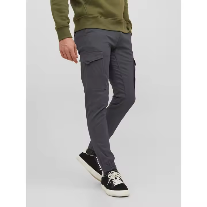 Jack & Jones Paul Flake Akm 542  Pantalón Cargo Color Gris - Cómodos Y Prácticos - 1