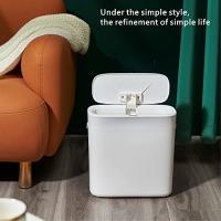 Bote de basura de 5 galones con sensor inteligente, bote de basura de 19 l con tapa a presión para baño, sala de estar, oficina y cocina - details 3