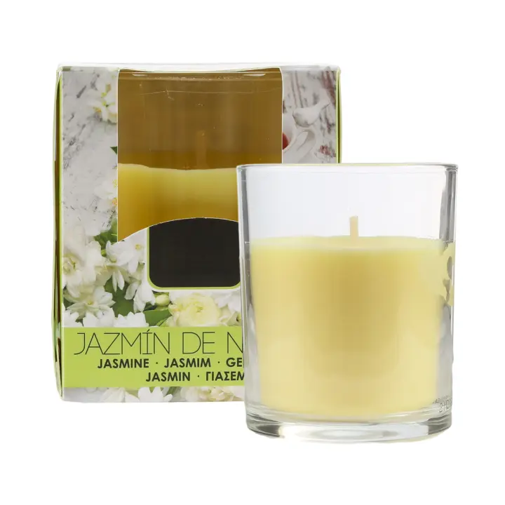 DEKORA SOUL Vela Aromática, Vela en Vaso de Cristal de Cera Vegetal - 28 Horas de Duración, Velas Perfumadas - 1