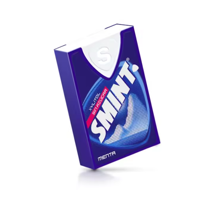 SMINT DISPLAY Sabor Menta con XYLITOL - CARAMELO COMPRIMIDO SIN AZUCAR - PACK 12 UNIDADES - 1