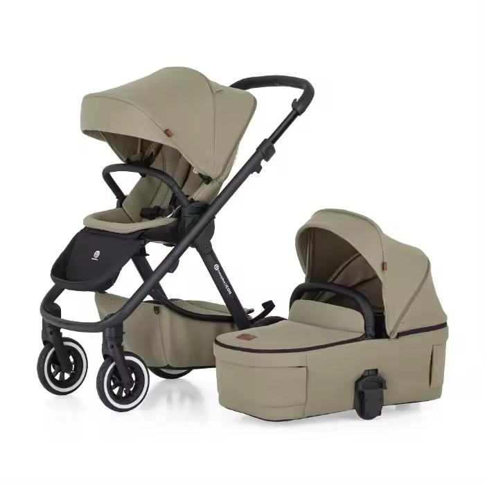 Carrinho de passeio Petite&Mars ICON 2in1 AIR SET LITE Mossy Green - 1