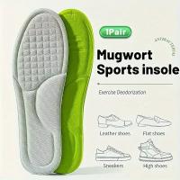 1par De Plantillas Deportivas 5D Invisibles Para Hombre Y Mujer Con Suela Suave Y Almohadilla Completa Para Absorber Choques - details 0