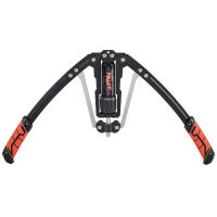 SPORTNOW Extensor de Pecho Músculo Extensor Ajustable Ejercitador Tensores Musculación con Resistencia Ajustable 10-200 kg para Entrenamiento en Casa Oficina Viaje Negro - details 0