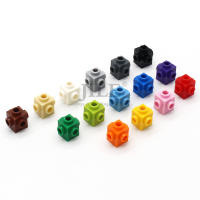 50pcs De Bloques De Construcción MOC 4733 Bloque Modificado 1x1 Con Estímulos En Los 4 Lados Bloques Educativos DIY Compatible Con Marcas Majores Juguetes En Lote - details 4