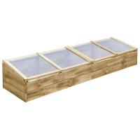 vidaXL Invernadero de madera de pino impregnada 200x50x35 cm - details 0