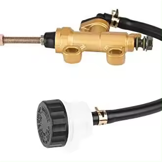 Cuádrule master cylinder, Bomba de cylinder de brake de pie trasero Universal with master cylinder hidráulico de Depósito - 1