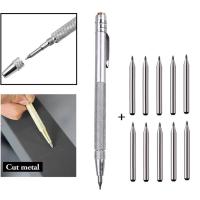 11PCS Lápiz De Grabado De Aleación De Carbonato Para Metal Madera Vidrio Azulejos Herramientas Manuales De Carpintería Y Metalurgia - details 1