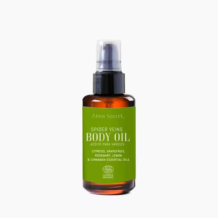 Aceite de masaje - Varices y Piernas cansadas - Alma Secret - Aceite activador de la circulación y drenante - Con propiedades analgésicas, relajantes musculares, drenantes y activadoras de la circulación. - 1
