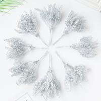 6Pcs Falsas Trigo Dorado Para Decoración De Árbol De Navidad Casa Boda Arco Accesorios Plantas Artificiales Otoño Rama De Plástico Para Fotografía - details 0