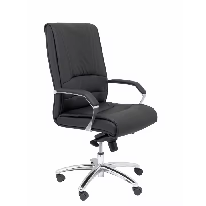 Piqueras Y Crespo Sillón de Dirección Ergonómico y Crespo con Respaldo Medio Acolchado y Mecanismo Basculante - 1