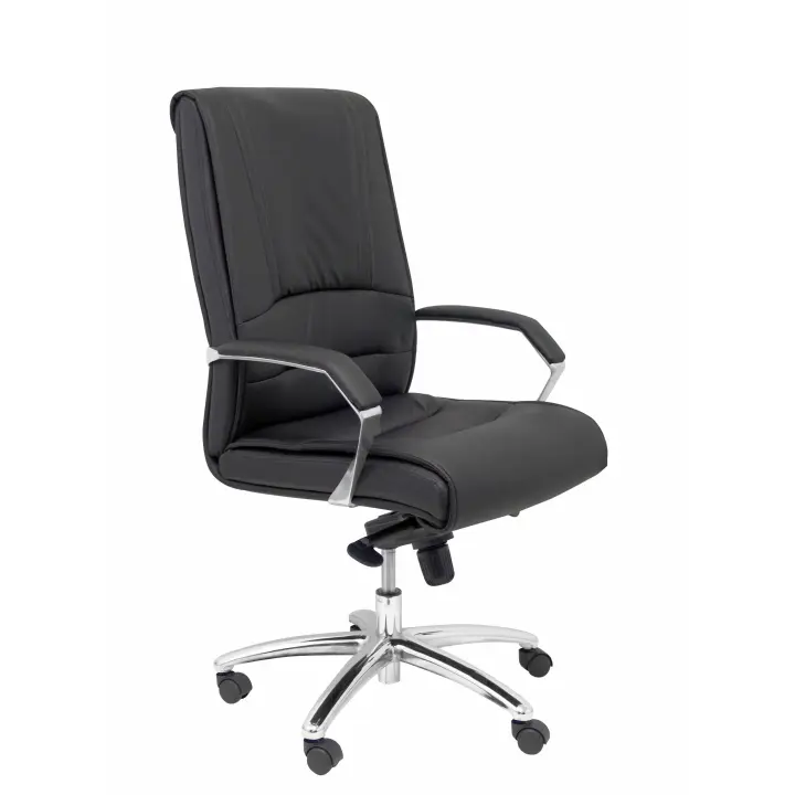 Piqueras Y Crespo Sillón de Dirección Ergonómico y Crespo con Respaldo Medio Acolchado y Mecanismo Basculante - 1