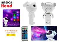 Proyector De Astronauta Y Estrellas Bluetooth LED Luz De Ambiente Para Dormitorio Aurora Lámpara Nocturna Con Altavoz Accesorios Para Speaker - details 8