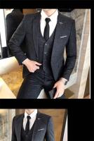 Traje De Moda Para Hombre 2025 (Blazer+Chaleco+Pantalones) Estilo Artístico Casuero Elegante Talla M-5XL Adecuado Para Bodas Y Trabajo - details 35