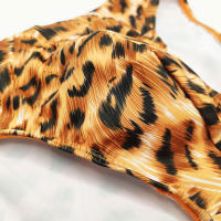 Bragas De Natación Para Hombre En Blanco Con Estampado De Leopardo Moda Verano Deporte Playa Traje De Baño Sexy Surf - details 12