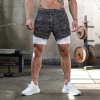 Shorts De Gimnasio Anime Berserk Guts Y Toji Impresión Para Hombre 2 En 1 Deporte Shorts De Running Performance Pants - details 4