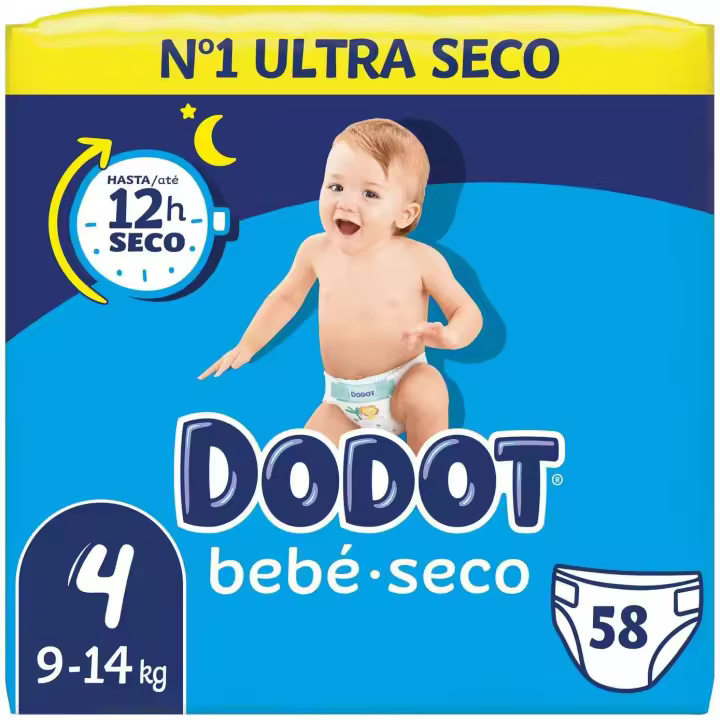 Dodot Etapas Pañales T4 9-14Kg 64Uds - 1